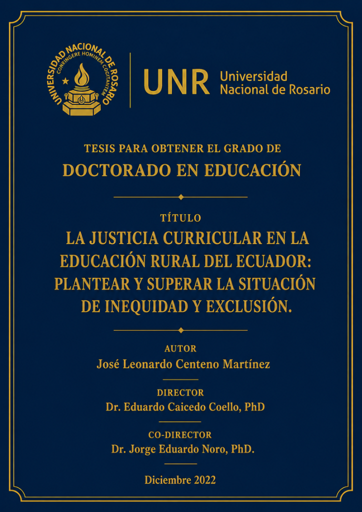 La justicia curricular en la educación rural del Ecuador: plantear y superar la situación de inequidad y exclusión